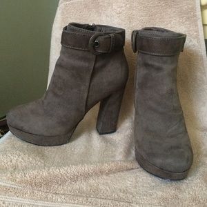 Platform Suede Boots